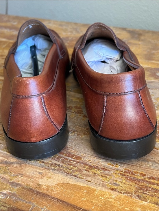 G.H. Bass & Co. Leather Penny Loafers in Cognac Brown main image 5